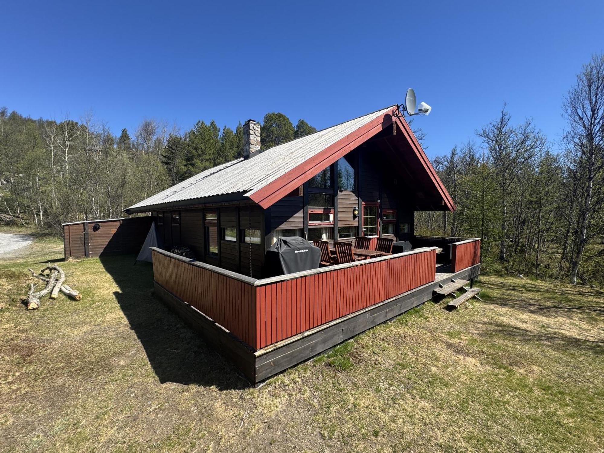 Koselig Hytte Med Usjenert Og Solrik Beliggenhet Geilo Exterior foto